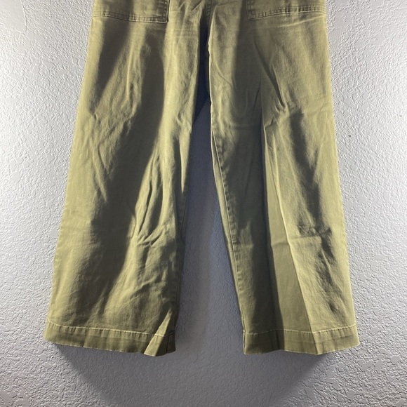 Forever 21 Green Capri Wide Leg High Waisted Pants - Picture 6 of 14